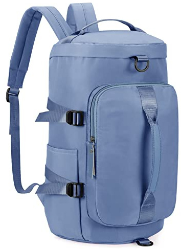 HAWEE Unisex Sporttasche mit Rucksackfunktion Reisetasche mit Schuhfach Groß Reiserucksack Wasserdicht Leichter Rucksack Damen & Herren für Reisen Sport Fitness Training Camping