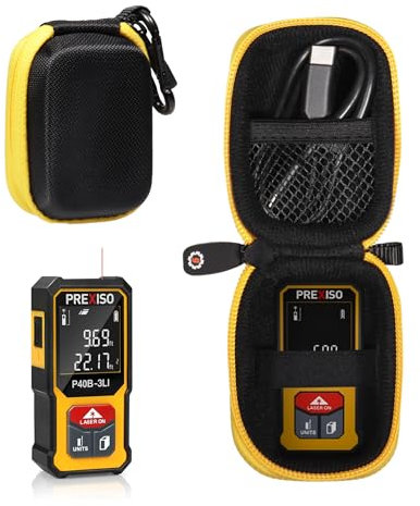 Getgear Laser Distance Measure Case for PREXISO Mini Laser Measurement Tool, 135Ft Rechargeable Laser Distance Meter