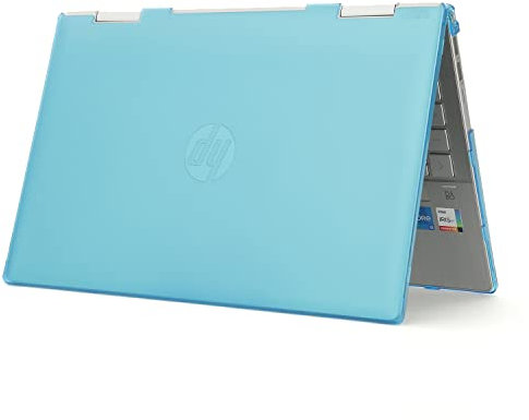mCover Case ONLY Compatible for 2022~2023 14 HP Pavilion X360 14-EKxxxx Series 2-in-1 Convertible Laptop PC (NOT Fitting Other HP Models) - Aqua