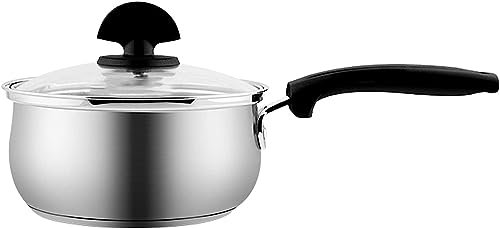 Mini-Milchtopf, sicher, antihaftbeschichtet, Sauce mit Deckel und Dampfgarer, für Babynahrung, schnelles Erhitzen, Kochgeschirr mit verbrühtem Griff