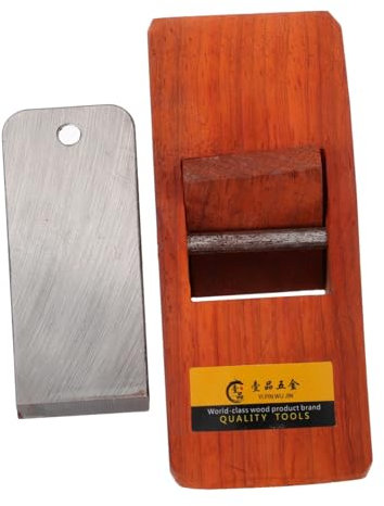 OSALADI Cepilladora Manual De Madera Mini Mango Ergonomico Herramienta Carpintería Precisión Para Bricolaje y Trabajo Maderas