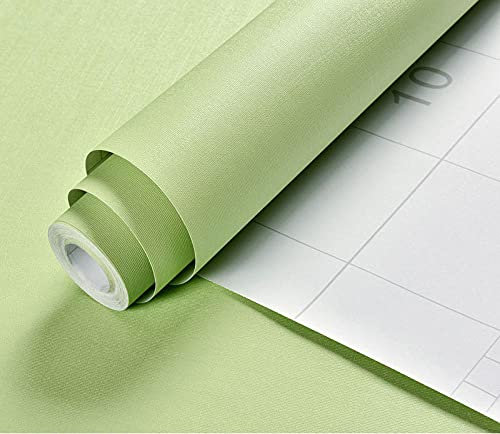Papier peint autocollant amovible vert pour décoration de maison et rénovation de meubles, 60 x 236,5 cm