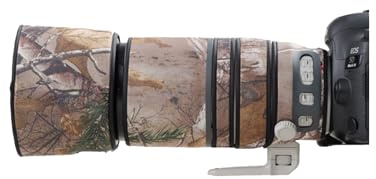 Copriobiettivo per Canon EF 100-400 mm F/4,5-5,6 L is II USM mimetico custodia protettiva per obiettivo fotocamera (colore #Jungle Camouflage - impermeabile) copertura antipioggia