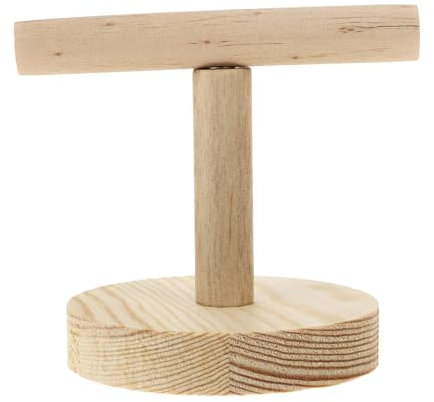 Abaodam Natürlicher Vogelstand Aus Holz Vogelspielzeug Für Papageien Und Vögel Hochwertige Und Langlebige Sitzstange Für Vögel Praktisches Zubehör Aktivitäten Und Vitalität