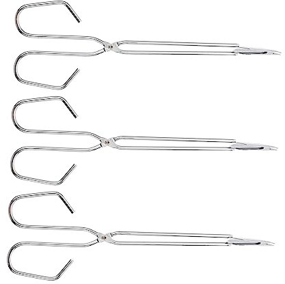 Abaodam 3piezas Pinzas Antiescaldaduras Para Pinzas Portátiles Herramientas Para Barbacoa Resistente