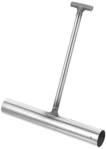 Garneck Heavy Duty Manhole Cover Lifter Hook Shaped Metal Drain Grate Lifting Tool for Easy Outdoor Use for Safe Storm Drain Access