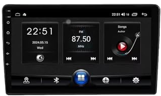 9 inch 2 Din Car Radio Android 13 with GPS Navigation USB steering wheel control Bluetooth hands-free system Backup Camera Cooling fan for Hyundai Azera Grandeur 2006-2011 Car Stereo Touch Screen(B1 2