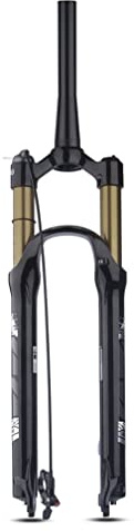 SXSaelciun Forcella MTB 26/27,5/29 Pollici Air SuspeForcelle SXSaelciunion Corsa 100mm 1-1/2 Conica Anteriore per Bicicletta Blocco Manuale/Remoto Freno a Disco 9mm QR per XC/AM (C