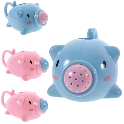 ORFOFE 4 Pièces Arrosoirs pour Garçon Fille Jouets Bain Garçon Fille Seau Eau pour Baignade Jouets Éveil pour Motricité Adaptés Jardin et Piscine Couleur Aléatoire