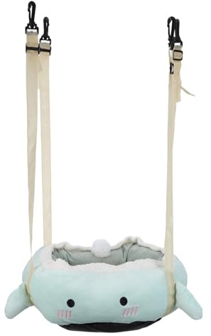 Veemoon Hamaca para Gatos: Tumbona de Felpa - Cojín de Columpio para Gatos en Casa - Cama Nido Colgante Multifuncional para Mascotas - Hamaca para para Jaula, Ventana O Cajón