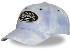 Von Dutch Casquette Homme & Femme, Dad Cap TIE Dye, Violet Colo