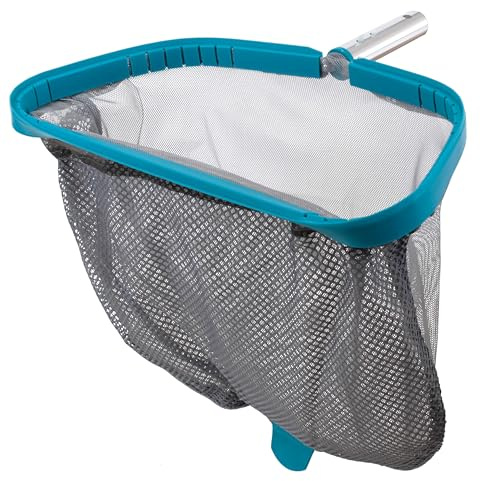 U.S. Pool Supply Rastrello Professionale Resistente per la Pulizia delle Foglie della Piscina, con Profonda Borsa a Rete a Doppia Cucitura, Telaio in Alluminio Resistente per Una Pulizia più Rapida e