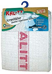Kalitt serpillière gaufrée Blanche 60x100cm sur Cavalier