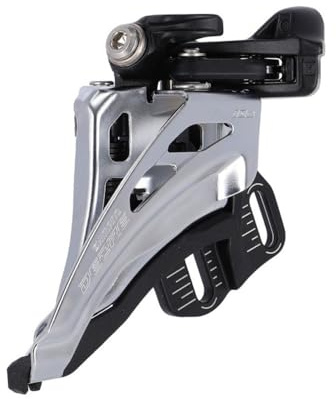 SHIMANO Desviador Doble FD-M4100-E E-Type SS FP 64-69, Adultos Unisex, Gris (Gris), Talla Única