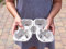 ON THE GROW - Disposable Splittable Coffee Cup Holders 2 or 4 Cup Holders Great for Takeaway Coffee Cup or hot Drinks Spilt Them into 2 Cup Holder or 4 Cup Carrier Trays Pack of 50
