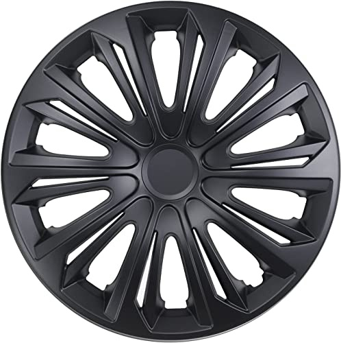 All4You Radzierblenden Nrm Strong Schwarz Matt 15 Zoll Radkappen Radblenden 4 Stück Black