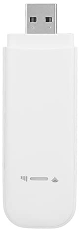 Pocket 4G WiFi, LTE Travel Mobile Wi-Fi Hotspot, White Plug and Play ABS 4G LTE USB Portable WiFi Router for Office Business, Family and Friends