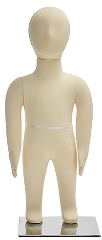 Schneiderpuppe Kleiderpuppe Schaufensterpuppe Mit Ständer Zum Nähen, Einstellbar Abnehmbare Kind Schaufensterpuppe Körper, Schaufensterpuppe Display-Ständer Für Die Präsentation Von Kleidung ( Size :