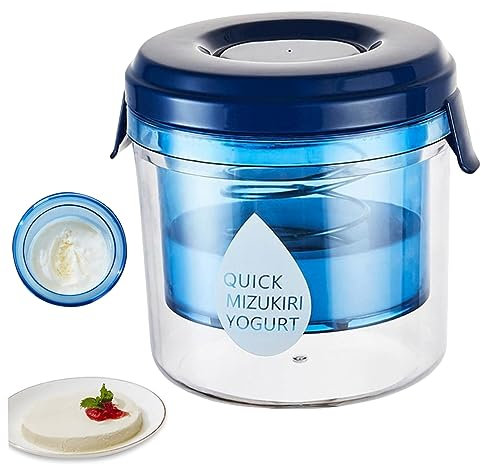 Jorzer Máquina para Hacer Yogur Griego con Prensa De Malla Fina Colador De Yogur Lavable Reutilizable Filtro De Yogur para Queso Y Leche De Soja para El Hogar Cocina Restaurante