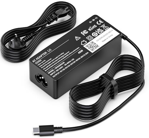 45W USB C for Chromebook Charger,Type-C Power Adapter,USB C Laptop Charger