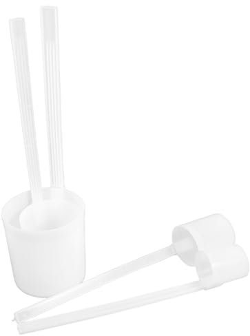 OUNONA 4pièces Louche à Vin Plastique Multifonction Cuillères Service Avec Long Manche Fond Plat Pratique Pour Servir Eau Et Bière Ustensiles De Cuisine Durables