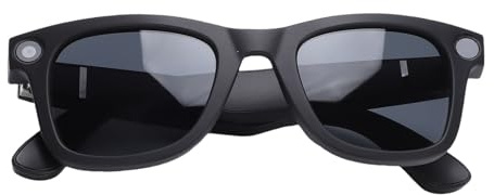Yanmis Occhiali Intelligenti, Occhiali con Traduttore AI con Fotocamera 1080P, Riconoscimento delle Immagini, Registrazione Video, Occhiali da Sole Bluetooth con Traduzione in 25 Lingue