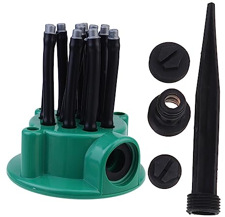 Milisten 360grado Boquilla De Aspersión Automática Grados Pulverizador De Jardín para Riego De Flores Herramienta De Irrigación De Jardín para Exteriores Aspersor De Agua para Techos y Refr