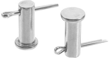 Sicura Perno di Posizionamento B in Acciaio Inox M10x25 | Argento, Forma Cilindrica con Testa Piatta, per Prodotti Elettronici e Apparecchi Meccanici