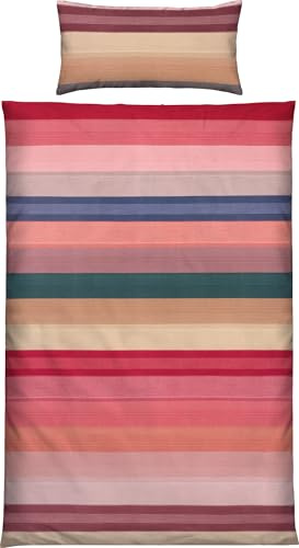 REDBEST Bettwäsche Microfaser bunt Größe 1x 135x200 cm + 1x 40x80 cm