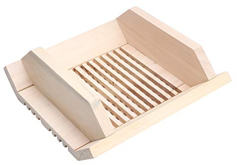 SUNGOOYUE Pantalla de Lámpara de Sauna Cubierta de Luz de Madera 27x28 Cm Madera Natural para Salas de Sauna de Alta Temperatura Bordes Pulidos Lisos Protector de Lámpara de Fácil Instalación para