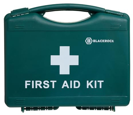 Blackrock Caja Botiquín 10 Personas, Caja de Viaje, Bolsa Rellenable 58 Piezas, Coche, Casa, Trabajo, Camping, Fútbol, Caja Médica, Pequeños Traumatismos, Senderismo, Kit de Emergencia