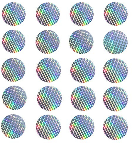 Anti Collision Window Stickers for Birds, Glass Window Decals Clings for Bird Strikes, Stop Birds from Hitting Windows, Circle, 20 Pieces