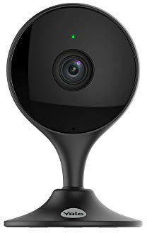 Yale SV-DFFX-B_EU - Cámara Wi-Fi para Interiores HD, Detección de Movimiento, Visión Nocturna, Conversación bidireccional, Transmisión en Vivo HD, Compatible con Google Assistant y Amazon Alexa