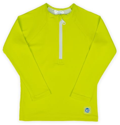 Splash About Long Sleeve Premium Rash Top, Lime - 4 Years