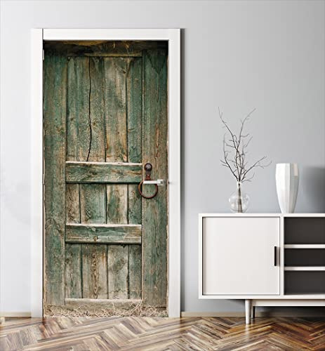MyMaxxi - Tür bekleben mit Türtapete Türposter Türfolie Selbstklebend 90x200 Holztür Shabby - Tür verschönern mit Türfolie - Türaufkleber Türklebefolie Holz Bretter
