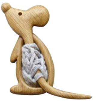 Broche en Bois à Motif Animalier pour châle Robe Chemise Accessoire Dessin animé Chandail Broche Clips Grand Cadeau pour Les Amis