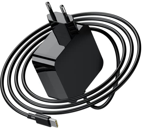 USB C Caricatore Notebook 65W Alimentatore Type C per HP Spectre/EliteBook/Elite/Chromebook/Probook/Pavilion X360 X2 13 15 11 12 745 830 840 850 440 G5 G6 G7 1030 1020 G2 G3, Caricabatterie PC Tipo C