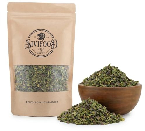 SIVIFOOD pistacchi tritati grossolanamente 500g - Granella di pistacchi verdi - 100% naturali, crudi, senza sale né additivi – Pistacchi tritati per dolci, gelati, cucina orientale e pasticceria