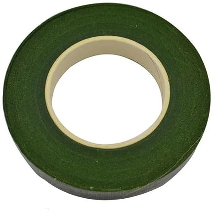 Blumendraht 20 Stücke 15/25/40 cm Künstliche Blumenstiel Eisendraht Stiel DIY Papier Blumenstummel Zubehör Rosenstiele 1 Rolle Grüne Blumenbänder Gartendraht (Color : 30yards Green)