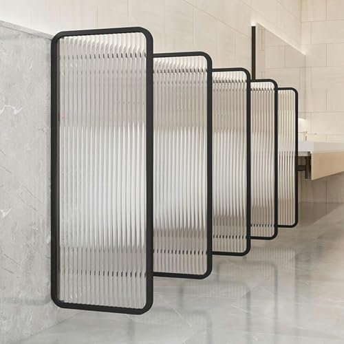 CHBGLNTY Urinal-Trennwand für Herrentoilettenzubehör, Glastrennwand, Heimwerker-Bildschirm, Urinal-Bildschirmwand, Toilettentrennwand, Urinal-Sichtschutz für Herrentoiletten, Raumteiler, Trennwände (