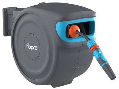 Flopro Automatic Wall Mounted Rewind Garden Hose Reel 20m