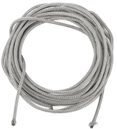 Abgeschirmtes Gitarrenkabel, 3 Meter Lang 22 AWG Einadrig Geflochtenes Abgeschirmtes Gitarrenkabel für Bühne und Studio