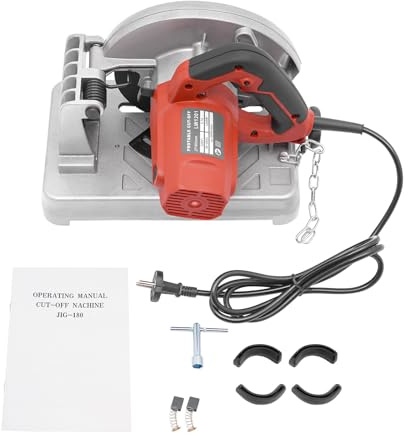 0-50mm Elektrisch Kappsäge Schneidemaschine 7 zoll Metallschneiden Kappsäge 5200RPM,1200W,Schneidewinkel: 0-45° zum Schneiden von Holz, Stahl, Wänden, Böden, Metalloberflächen und Fliesenoberflächen