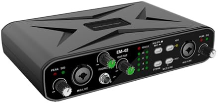 Cryfokt External USB Sound Card, 130dB 32bit 384kHz Sound Resolution, Audio Adapter with Type C Interface, Plug and Play Mixing Console for Live Streaming Recording Gaming