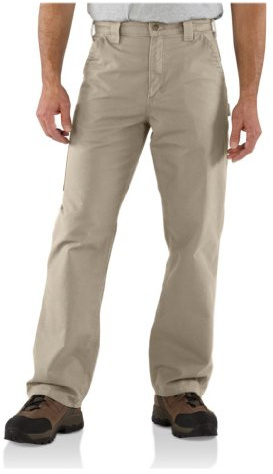 Carhartt Salopette de Travail Toile Homme B151, Marron, 36W x 36L