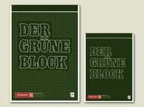 10X BRUNNEN Briefblock A4 60g Grün raut