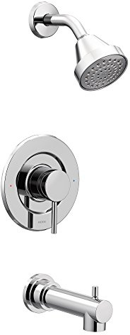 Moen T2193EP Align Posi-Temp Pressure Balancing Eco-Performance Modern Tub and Shower Trim Kit Valve Required, Chrome, 0.5