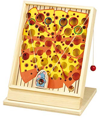 Betzold - Käsespiel - Geschicklichkeits-Spiel Kinder Lernspiel Geduldsspiel Mäuse