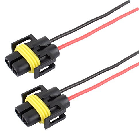 TOMALL H11 H8 880 Scheinwerfer Buchse Adapter für LED Xenon Scheinwerfer Nebelscheinwerfer (2er Pack)