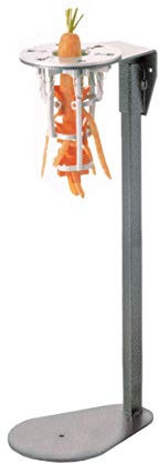 LOUIS TELLIER - Carrots Peeler on Stand - For large carrots up to Ø2.4 in - Stainless Steel Blade - High Efficiency